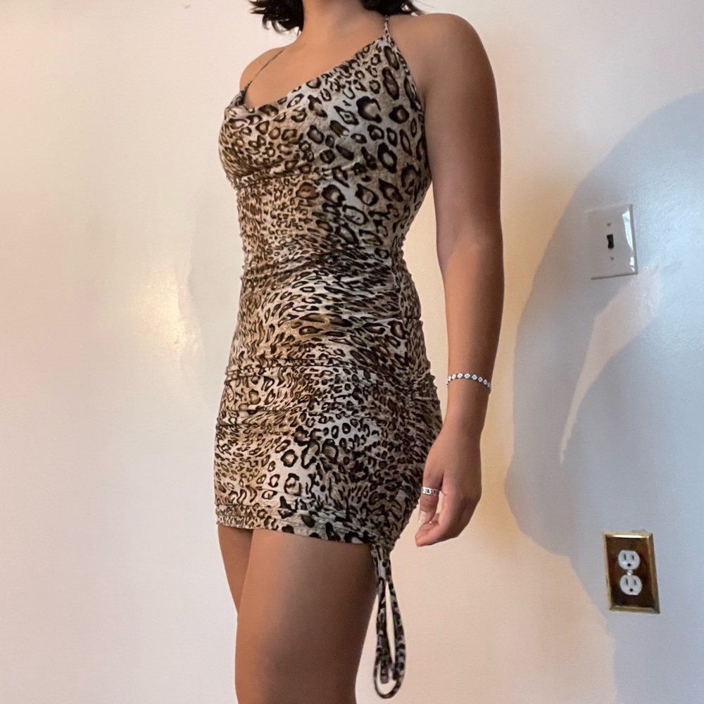 Parisian Boutique Leopard Print Dress